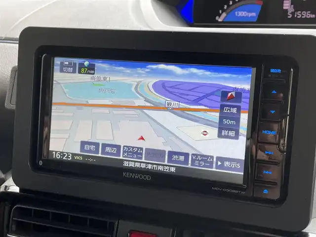ダイハツ タント カスタム RS 滋賀県 2019(令1)年 5.2万km パールブラック 禁煙車/社外ナビ/CD/Bluetooth/ワンセグテレビ/バックカメラ/両側パワースライドドア/ETC/スマートアシスト/・衝突回避支援ブレーキ機能/・衝突警報機能/・車線逸脱警報機能/・ブレーキ制御付誤発進抑制機能/・先行車発進お知らせ機能/・アダプティブドライビングビーム/・コーナーセンサー/ハーフレザーシート/シートヒーター /LEDヘッドライト/フォグランプ/オートライト/プッシュスタート/スマートキー/純正フロアマット/電格ウィンカーミラー/ステアリングスイッチ
