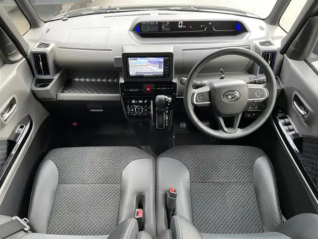 ダイハツ タント カスタム RS 滋賀県 2019(令1)年 5.2万km パールブラック 禁煙車/社外ナビ/CD/Bluetooth/ワンセグテレビ/バックカメラ/両側パワースライドドア/ETC/スマートアシスト/・衝突回避支援ブレーキ機能/・衝突警報機能/・車線逸脱警報機能/・ブレーキ制御付誤発進抑制機能/・先行車発進お知らせ機能/・アダプティブドライビングビーム/・コーナーセンサー/ハーフレザーシート/シートヒーター /LEDヘッドライト/フォグランプ/オートライト/プッシュスタート/スマートキー/純正フロアマット/電格ウィンカーミラー/ステアリングスイッチ