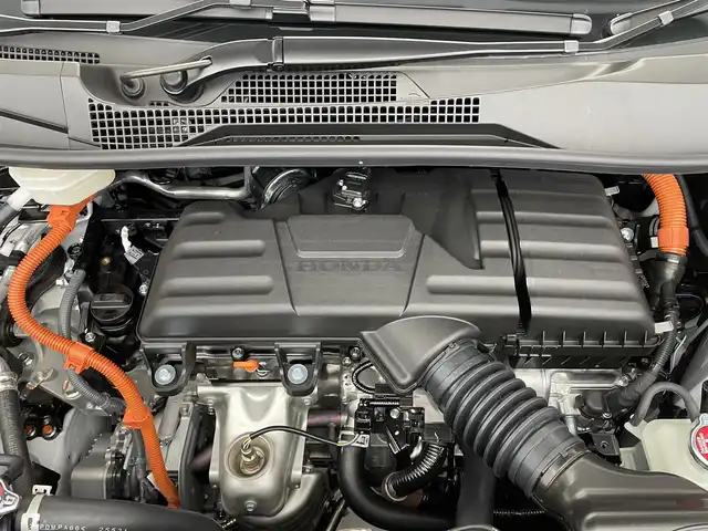 ホンダ ステップワゴン eHEV エアー EX 滋賀県 2025(令7)年 0.1万km未満 プラチナホワイトパール 登録済未使用車/純正11.4型ナビ/CD/DVD/SD/USB/Bluetooth/フルセグTV/バックカメラ/ＢＳＩ/ホンダセンシング/クルーズコントロール/パドルシフト/パワーバックドア/シートヒーター/両側パワースライドドア/オットマン/革巻きステアリング/LEDヘッドライト/オートハイビーム/純正アルミホイール