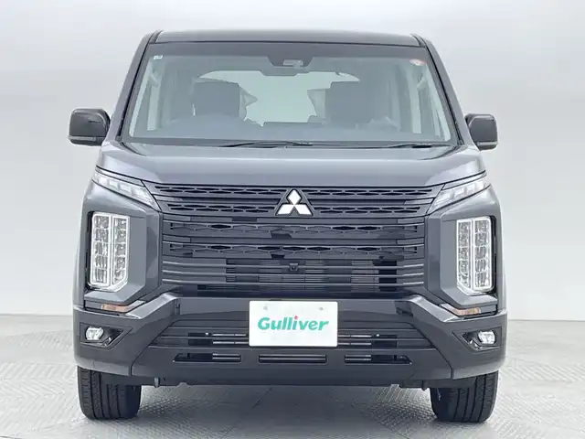 三菱 デリカＤ：５ ブラックエディション 新潟県 2025(令7)年 0.1万km未満 グレーⅡ ４WD/e-Assist/登録未使用車/禁煙車/アルパインD:5専用11インチメモリナビ/　　CD/DVD/AM/FM/フルセグ/BT/USB/HDMI/　　applecarplay/androidauto/アラウンドビューモニター/両側パワースライドドア/パワーバックドア/レーダークルーズコントロール/LEDオートライト/オートマチックハイビーム/運転席パワーシート/前席シートヒーター/レザーシート/純正18インチアルミホイール付/アイドリングストップ/ステアリングスイッチ/ステアリングヒーター/パドルシフト/電動パーキングブレーキ/オートブレーキホールド/AC100V充電/スペアキー/スマートキー