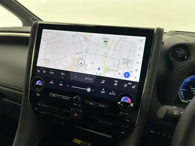トヨタ アルファードハイブリット エグゼクティブ ラウンジ 愛知県 2023(令5)年 4.4万km ブラック トヨタセーフティー/　・プリクラッシュセーフティ/　・緊急時操舵支援/　・フロントクロストラフィックアラート/　・レーンチェンジアシスト/　・レーンディパーチャー/　・レーダークルーズコントロール/　・アダプティブハイビームシステム/　・ロードサインアシスト/　・ドライバー異常時対応システム/　・プロアクティブドライビングアシスト/　・発信遅れ告知機能/トヨタチームメイト/JBLサウンド/左右独立作動ムーンルーフ/デジタルインナーミラー/置くだけ充電/純正14インチディスプレイオーディオ/　（Bluetooth/フルセグTV/HDMI/Apple CarPlay）/ヘッドアップディスプレイ/全方位カメラ/後席14インチフリップダウン/ブラインドスポットモニター/全席パワーシート/合皮シート/全席シートヒーター・シートクーラー/後席フリップダウン専用HDMI/電動リアゲード/本革+木目ステアリング/ETC2.0