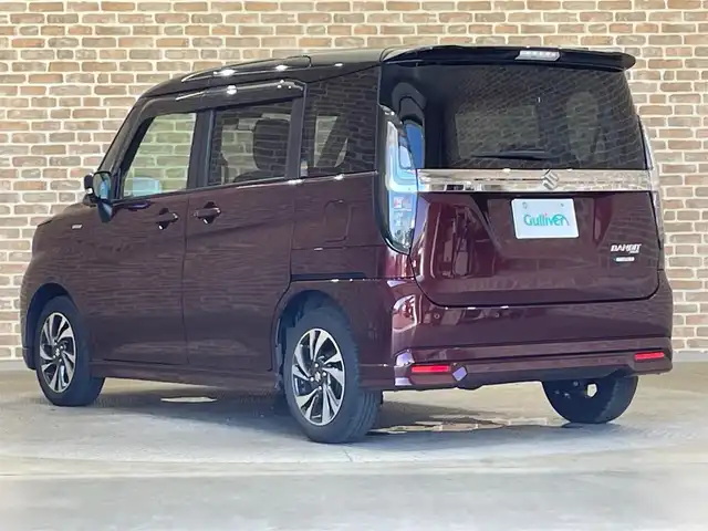 スズキ ソリオ バンディット HV MV 岩手県 2022(令4)年 2万km メロウディープレッドパール/ブラック ワンオーナー/４WD/衝突被害軽減システム/片側パワースライドドア/全方位モニター/横滑り防止装置/アイドリングストップ/クルーズコントロール/フルセグTV/コーナーセンサー/レーンアシスト/シートヒーター/純正ナビ/純正アルミホイール１５インチ/純正LEDヘッドライト/オートライト/オートマチックハイビーム