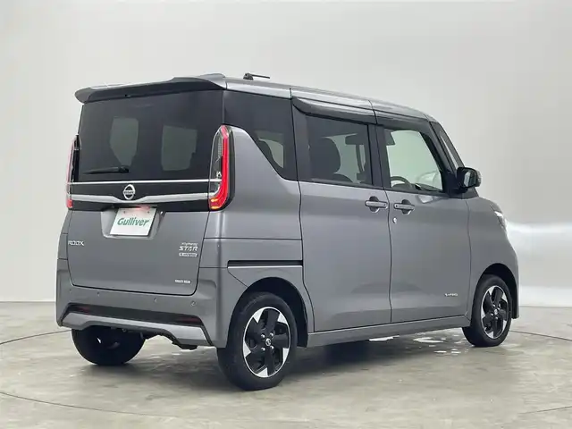 日産 ルークス HWS X プロパイロットED 福島県 2022(令4)年 0.7万km チタニウムグレーメタリック 純正ナビ　アラウンドモニター　前後ドライブレコーダー　プロパイロット　レーダークルーズコン　シートヒーター　両側パワースライドドア　オートホールド　純正アルミホイール　ＬＥＤヘッドライト　地デジＴＶ