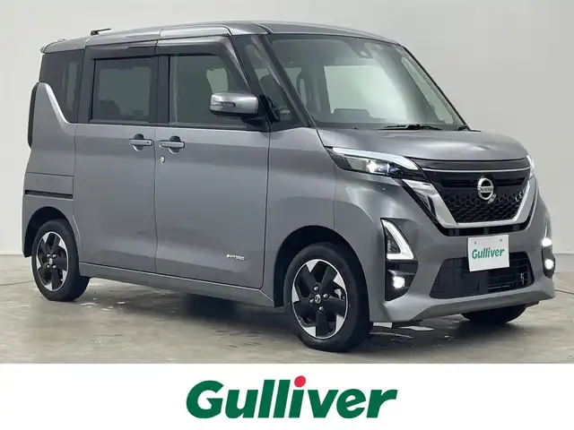 日産 ルークス HWS X プロパイロットED 福島県 2022(令4)年 0.7万km チタニウムグレーメタリック 純正ナビ　アラウンドモニター　前後ドライブレコーダー　プロパイロット　レーダークルーズコン　シートヒーター　両側パワースライドドア　オートホールド　純正アルミホイール　ＬＥＤヘッドライト　地デジＴＶ