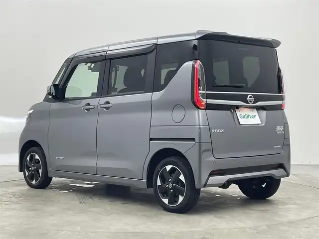 日産 ルークス HWS X プロパイロットED 福島県 2022(令4)年 0.7万km チタニウムグレーメタリック 純正ナビ　アラウンドモニター　前後ドライブレコーダー　プロパイロット　レーダークルーズコン　シートヒーター　両側パワースライドドア　オートホールド　純正アルミホイール　ＬＥＤヘッドライト　地デジＴＶ