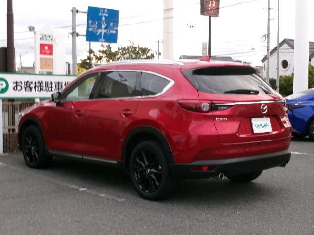 マツダ ＣＸ－８ XD ブラックトーンエディション 岡山県 2020(令2)年 6.4万km ソウルレッドクリスタルM 【 i-ACTIVSENSE 】/ハイビーム・コントロールシステム/アダプティブ・LED・ヘッドライト/車線逸脱警報システム/ブラインド・スポット・モニタリング/交通標識認識システム/車間認知支援システム/ドライバー・アテンション・アラート/リア・クロス・トラフィック・アラート/マツダ・レーダー・クルーズ・コントロール/レーンキープ・アシスト・システム/アドバンスト・スマート・シティ・ブレーキ・サポート/AT誤発進抑制制御（前進）/スマート・シティ・ブレーキ・サポート（後退）/スマート・ブレーキ・サポート/360℃ビュー・モニター/フォワードセンシングカメラ/レーダーセンサー（フロント・リア）/超音波センサー（フロント・リア）/フロント・サイド・リアカメラ/ワンオーナー/純正SDナビ/フルセグテレビ/アルパインフリップダウンモニター/DVDプレーヤー/Bluetooth/USB/パワーシート（前席）/シートヒーター（前席）/ハーフレザーシート（1・2列目）/レザーシート（3列目）/パワーバックドア/アクティブ・ドライビング・ディスプレイ/オートライト/純正LEDライト/ETC/スマートキー2個