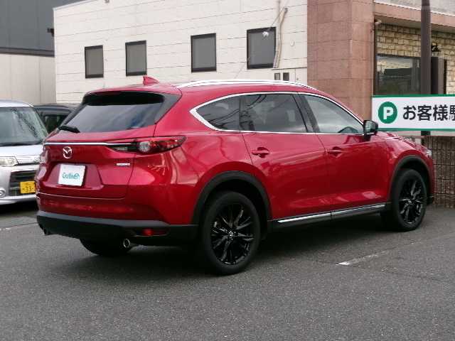 マツダ ＣＸ－８ XD ブラックトーンエディション 佐賀県 2020(令2)年 6.4万km ソウルレッドクリスタルM 【 i-ACTIVSENSE 】/ハイビーム・コントロールシステム/アダプティブ・LED・ヘッドライト/車線逸脱警報システム/ブラインド・スポット・モニタリング/交通標識認識システム/車間認知支援システム/ドライバー・アテンション・アラート/リア・クロス・トラフィック・アラート/マツダ・レーダー・クルーズ・コントロール/レーンキープ・アシスト・システム/アドバンスト・スマート・シティ・ブレーキ・サポート/AT誤発進抑制制御（前進）/スマート・シティ・ブレーキ・サポート（後退）/スマート・ブレーキ・サポート/360℃ビュー・モニター/フォワードセンシングカメラ/レーダーセンサー（フロント・リア）/超音波センサー（フロント・リア）/フロント・サイド・リアカメラ/ワンオーナー/純正SDナビ/フルセグテレビ/アルパインフリップダウンモニター/DVDプレーヤー/Bluetooth/USB/パワーシート（前席）/シートヒーター（前席）/ハーフレザーシート（1・2列目）/レザーシート（3列目）/パワーバックドア/アクティブ・ドライビング・ディスプレイ/オートライト/純正LEDライト/ETC/スマートキー2個