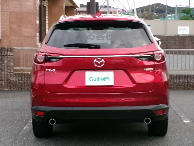 マツダ ＣＸ－８ XD ブラックトーンエディション 佐賀県 2020(令2)年 6.4万km ソウルレッドクリスタルM 【 i-ACTIVSENSE 】/ハイビーム・コントロールシステム/アダプティブ・LED・ヘッドライト/車線逸脱警報システム/ブラインド・スポット・モニタリング/交通標識認識システム/車間認知支援システム/ドライバー・アテンション・アラート/リア・クロス・トラフィック・アラート/マツダ・レーダー・クルーズ・コントロール/レーンキープ・アシスト・システム/アドバンスト・スマート・シティ・ブレーキ・サポート/AT誤発進抑制制御（前進）/スマート・シティ・ブレーキ・サポート（後退）/スマート・ブレーキ・サポート/360℃ビュー・モニター/フォワードセンシングカメラ/レーダーセンサー（フロント・リア）/超音波センサー（フロント・リア）/フロント・サイド・リアカメラ/ワンオーナー/純正SDナビ/フルセグテレビ/アルパインフリップダウンモニター/DVDプレーヤー/Bluetooth/USB/パワーシート（前席）/シートヒーター（前席）/ハーフレザーシート（1・2列目）/レザーシート（3列目）/パワーバックドア/アクティブ・ドライビング・ディスプレイ/オートライト/純正LEDライト/ETC/スマートキー2個