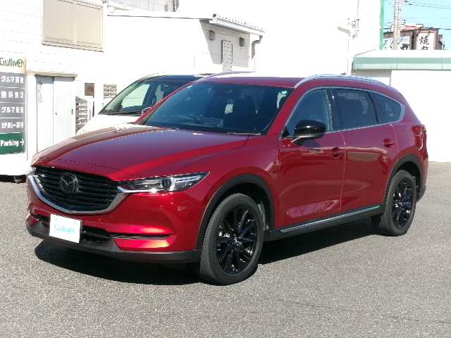 マツダ ＣＸ－８ XD ブラックトーンエディション 佐賀県 2020(令2)年 6.4万km ソウルレッドクリスタルM 【 i-ACTIVSENSE 】/ハイビーム・コントロールシステム/アダプティブ・LED・ヘッドライト/車線逸脱警報システム/ブラインド・スポット・モニタリング/交通標識認識システム/車間認知支援システム/ドライバー・アテンション・アラート/リア・クロス・トラフィック・アラート/マツダ・レーダー・クルーズ・コントロール/レーンキープ・アシスト・システム/アドバンスト・スマート・シティ・ブレーキ・サポート/AT誤発進抑制制御（前進）/スマート・シティ・ブレーキ・サポート（後退）/スマート・ブレーキ・サポート/360℃ビュー・モニター/フォワードセンシングカメラ/レーダーセンサー（フロント・リア）/超音波センサー（フロント・リア）/フロント・サイド・リアカメラ/ワンオーナー/純正SDナビ/フルセグテレビ/アルパインフリップダウンモニター/DVDプレーヤー/Bluetooth/USB/パワーシート（前席）/シートヒーター（前席）/ハーフレザーシート（1・2列目）/レザーシート（3列目）/パワーバックドア/アクティブ・ドライビング・ディスプレイ/オートライト/純正LEDライト/ETC/スマートキー2個