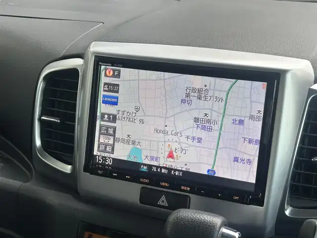 スズキ スペーシア カスタム XS ターボ 静岡県 2016(平28)年 4.1万km クリスタルホワイトP 純正8型ナビ/フルセグTV/Bluetooth/CD/DVD/ETC/シートヒーターD席/オートライト/ドラレコ/キセノンヘッドライト/エアバッグ/純正15AW