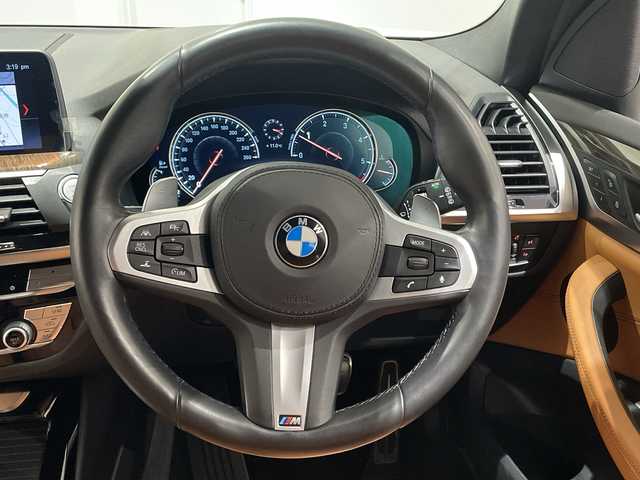 ＢＭＷ Ｘ３ xDrive20d Mスポーツ 新潟県 2019(平31)年 5.1万km アルピンホワイトⅢ ハイライン・パッケージ/● ランバー・サポート/（運転席&助手席、電動調節式）/● リヤ・シート・ヒーティング/BMWライブ・コックピット：/ー 12.3インチ マルチ・ディスプレイ・メーター・パネル/ー 10.25インチワイド・コントロール・ディスプレイ（タッチ・パネル機能付）/ー HDDナビゲーション・システム（VICS 3メディア対応）/ーCD/DVD/TV/Bluetooth/USB/パーキング・アシスト・プラス：/ー PDC／パーク・ディスタンス・コントロール/（フロント&リヤ、ビジュアル表示機能付）/ー パーキング・アシスト/ートップ・ビュー/ー サイド・ビュー・カメラ/ー リヤ・ビュー・カメラ/ドライビング・アシスト・プラス/ー アクティブ・クルーズ・コントロール/ー ステアリング&レーン・コントロール・アシスト/ー レーン・ディパーチャー・ウォーニング/ー レーン・チェンジ・ウォーニング/ー アクティブ・サイド・コリジョン・プロテクション/ー 前車接近警告機能/ー 衝突回避・被害軽減ブレーキ/ー 後車衝突警告機能/アダプティブLEDヘッドライト/パワーシート/ミラー一体型ETC