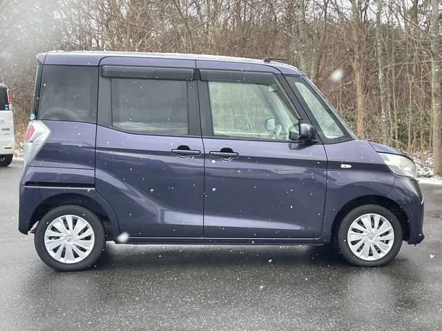 日産 デイズ ルークス X 青森県 2014(平26)年 7.4万km プレミアムパープルP 4WD/カーオーディオ/(AM/FM/AUX/CD)/片側パワースライドドア/チップアップシート/シートーヒーター（運転席）/純正フロアマット/ハロゲンライト/ドアバイザー/エアバッグダブル/パワーウィンドウ/パワーステアリング/スマートキー×1/取扱説明書/保証書