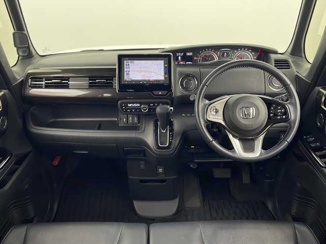 ホンダ Ｎ ＢＯＸ カスタム G L ターボ ホンダセンシング 秋田県 2019(平31)年 6.2万km プラチナホワイトパール 純正ナビ　VXM-194　/・ＣＤ、ＤＶＤ、ＳＤ/・ＢＴ/・ＵＳＢ/・ラジオ/両側パワースライドドア/前席シートヒーター/ナビ連動前後ドライブレコーダー/パドルシフト/電動格納ミラー/横滑り防止装置/車線逸脱警報装置/衝突軽減装置