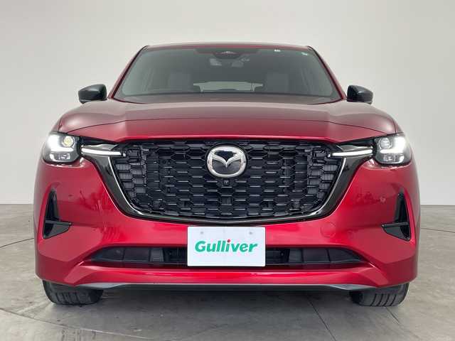 マツダ ＣＸ－６０ XD HV エクスクルーシブスポーツ 兵庫県 2022(令4)年 2.1万km ソウルレッドクリスタルM ・BOSEサウンドシステム/・i-ACTIVSENSE/・クルージング＆トラフィックサポート/・ステアリングアシスト/・車間制御/・交通標識認識システム/・速度標識警報/・前側方接近車両検知/・後側方接近車両検知/・ブラインドスポットモニター/・降車時警告/・ディスタンス＆スピードアラート/・レーンキープアシスト/・スマートブレーキサポート（前進後退時）/・左右接近物検知/・AT誤発進抑制制御（前進後退時）/・緊急時車線維持支援/・ロードキープアシスト/・ドライバー異常時対応システム/・オートマチックハイビーム/・純正12.3インチナビ＆TV＆BT＆HDMI＆Applecarplay/・全方位カメラ/・レザーシート/・前席パワーシート/・運転席メモリーシート/・前席シートベンチレーション/・全席シートヒーター/・純正前後ドライブレコーダー/・ステアリングヒーター/・純正20インチアルミホイール/・ステアリングスイッチ/・ハンズフリーパワーバックドア/・ビルトインETC/・AC100V電源/・アイドリングストップ/・横滑り防止装置