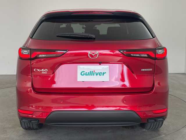 マツダ ＣＸ－６０ XD HV エクスクルーシブスポーツ 兵庫県 2022(令4)年 2.1万km ソウルレッドクリスタルM ・BOSEサウンドシステム/・i-ACTIVSENSE/・クルージング＆トラフィックサポート/・ステアリングアシスト/・車間制御/・交通標識認識システム/・速度標識警報/・前側方接近車両検知/・後側方接近車両検知/・ブラインドスポットモニター/・降車時警告/・ディスタンス＆スピードアラート/・レーンキープアシスト/・スマートブレーキサポート（前進後退時）/・左右接近物検知/・AT誤発進抑制制御（前進後退時）/・緊急時車線維持支援/・ロードキープアシスト/・ドライバー異常時対応システム/・オートマチックハイビーム/・純正12.3インチナビ＆TV＆BT＆HDMI＆Applecarplay/・全方位カメラ/・レザーシート/・前席パワーシート/・運転席メモリーシート/・前席シートベンチレーション/・全席シートヒーター/・純正前後ドライブレコーダー/・ステアリングヒーター/・純正20インチアルミホイール/・ステアリングスイッチ/・ハンズフリーパワーバックドア/・ビルトインETC/・AC100V電源/・アイドリングストップ/・横滑り防止装置