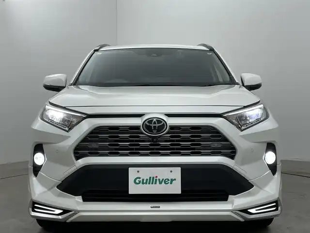 トヨタ ＲＡＶ４ G Zパッケージ 岡山県 2021(令3)年 2.8万km ホワイトパールクリスタルシャイン モデリスタエアロ/アラウンドビューモニター/レーダークルーズコントロール/合皮シート/ビルトインETC/LEDヘッドライト/オートハイビーム/フォグランプ/4WD/ダウンヒルアシスト/シートヒーター/ステアリングヒーター/デジタルインナーミラー/置くだけ充電/ドライブレコーダー/ブラインドスポットモニター/純正９インチナビ/（Bluetooth/フルセグTV/社外HDMI）/衝突軽減ブレーキシステム/USB接続/踏み間違い防止装置/コーナーセンサー