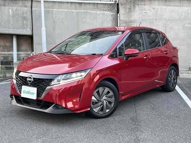 日産 ノート S 愛知県 2021(令3)年 3.1万km ガーネットレッド ワンオーナー/9インチ純正ナビゲーション/フルセグTV・Bluetooth・CD・DVD/インテリジェントアラウンドビューモニター/インテリジェントルームミラー/インテリジェントLI+LDM/インテリジェントDA/インテリジェントBSI+BSM/インテリジェントエマージェンシーブレーキ/RCTA/純正前方ドライブレコーダー/アダプティブLEDヘッドライト/LEDフォグライト/ハイビームアシスト/標識認識機能/TVキャンセラー/ETC2.0/ステアリングスイッチ/インテリジェントキー/プッシュスタート/純正ドアバイザー/純正フロアマット/保証書/取扱説明書