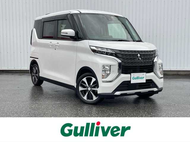 三菱 ｅＫクロススペース T プラスエディション 滋賀県 2022(令4)年 3.2万km シルキーホワイト KENWOOD9型ナビ/(Bt/フルセグ/CD/DVD)/両側電動スライドドア/全方位カメラ/ETC/衝突軽減ブレーキ/車線逸脱防止機能/先行車発進告知/標識認識/ふらつき警報/MI-PILOT/・アダプティブクルーズコントロール/・レーンキープアシスト/ダウンヒルアシスト/前後ドライブレコーダー/電動パーキング/シートヒーター/LEDオートライト/オートハイビーム/フォグ/リアサーキュレーター/パドルシフト