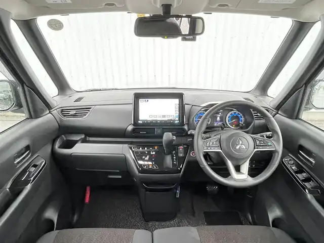 三菱 ｅＫクロススペース T プラスエディション 滋賀県 2022(令4)年 3.2万km シルキーホワイト KENWOOD9型ナビ/(Bt/フルセグ/CD/DVD)/両側電動スライドドア/全方位カメラ/ETC/衝突軽減ブレーキ/車線逸脱防止機能/先行車発進告知/標識認識/ふらつき警報/MI-PILOT/・アダプティブクルーズコントロール/・レーンキープアシスト/ダウンヒルアシスト/前後ドライブレコーダー/電動パーキング/シートヒーター/LEDオートライト/オートハイビーム/フォグ/リアサーキュレーター/パドルシフト