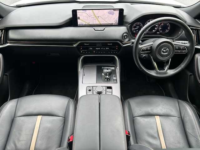 マツダ ＣＸ－６０ XD エクスクルーシブモード 宮城県 2023(令5)年 2.6万km ロジウムホワイトプレミアムメタリック 純正ナビ/フルセグTV/Bluetooth/サンルーフ/BOSEサウンドシステム/アイアクティブセンス/・スマート・シティ・ブレーキ・サポート/・360度ビュー・モニター/・マツダ・レーダー・クルーズ・コントロール/・リア・クロス・トラフィック・アラート/・ハイビーム・コントロール・システム/・アダプティブ・LED・ヘッドライト/・車線逸脱警報システム/・ブラインド・スポット・モニタリング/ヘッドアップディスプレイ/ブレーキホールド/置くだけ充電/ターボ/電動リアゲート/ハンドルヒーター/本革レザーシート/エアーシート/ヒートシーター/パワーシート/純正アルミホイール/純正ビルトインETC/純正フロアマット/前後ドライブレコーダー/アイドリングストップ/横滑り防止装置