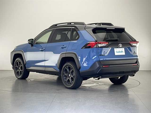 トヨタ ＲＡＶ４ アドベンチャー オフロードPKGⅡ 長野県 2023(令5)年 3.1万km 青Ⅱ ４WD/純正DA／ナビ／TV/Bluetooth Audio/USB接続/ステアリングスイッチ/パノラミックビューモニター/トヨタセーフティセンス/プリクラッシュセーフティ/レーダークルーズコントロール/レーンディパーチャーアラート /オートマチックハイビーム/革シート/D席パワーシート /前席シートヒーター /前席エアーシート/ステアリングヒーター/デジタルインナーミラー/スマートキーx2 /プッシュスタート/ETC2.0/純正18インチアルミ/LEDヘッドライト/オートライト/コーナーセンサー