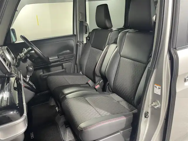 スズキ スペーシア カスタム HYBRID XS 沖縄県 2020(令2)年 4万km アフタヌーングリーン 禁煙車　/社外オーディオ　/（ＢＴ　ＵＳＢ　ＡＵＸ）/両側パワースライドドア　/コーナーセンサー　/レーンアシスト　/衝突軽減システム　/ハーフレザー　/シートヒーター　/純正アルミホイール　/ＬＥＤヘッドライト/オートライト/スマートキー/スペアキー