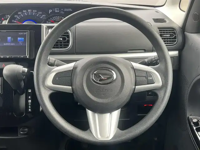ダイハツ タント カスタム X 秋田県 2018(平30)年 6.6万km ブラックマイカメタリック ４WD/片側パワースライドドア/LEDヘッドライト/社外SDナビ（DVD再生不可能）/ワンセグ/バックカメラ/ダイハツ純正１４インチアルミ（夏タイヤ装着）/スマートキー/アイドリングストップ/プッシュスタート/運転席シートヒーター/ETC/ステアリングスイッチ/社外フロアマット/社外ドアバイザー/オートライト/オートエアコン/パワーステアリング/パワーウィンドウ/横滑り防止/盗難防止装置/寒冷地仕様/電動格納ウィンカーミラー/保証書/取扱説明書/記録簿/スペアキー×１