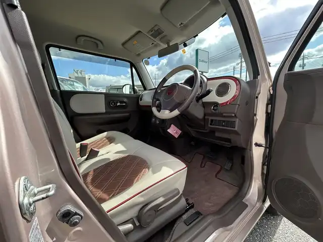 スズキ ラパン ショコラ G 鳥取県 2014(平26)年 6.1万km シャンパンピンクPM 社外ナビ/フルセグ/DVD/CD/USB/ETC/専用レザーシート/専用革巻きハンドル/専用14インチアルミホイール/専用メッキパーツ/キセノンライト/オートライト/プッシュスタートエンジン/アイドリングストップ/電動格納ミラー/フロアマット/ドアバイザー/取扱説明書/スペアキー