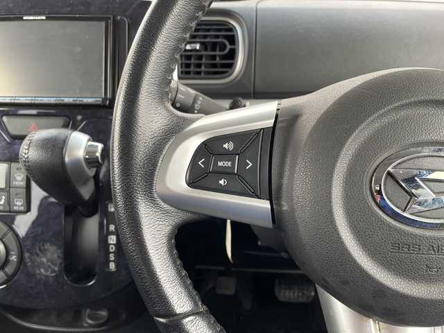 ダイハツ タント 秋田県 2016(平28)年 5.3万km ブライトシルバーメタリック ・エンジンスタートボタン/・社外ナビ/・フルセグTV/・Bluetooth/・ETC/・両側パワースライドドア/・コーナーセンサー/・ハーフレザーシート/・オートライト/・ドラレコ/・スペアキー