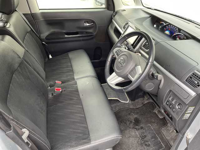 ダイハツ タント 秋田県 2016(平28)年 5.3万km ブライトシルバーメタリック ・エンジンスタートボタン/・社外ナビ/・フルセグTV/・Bluetooth/・ETC/・両側パワースライドドア/・コーナーセンサー/・ハーフレザーシート/・オートライト/・ドラレコ/・スペアキー