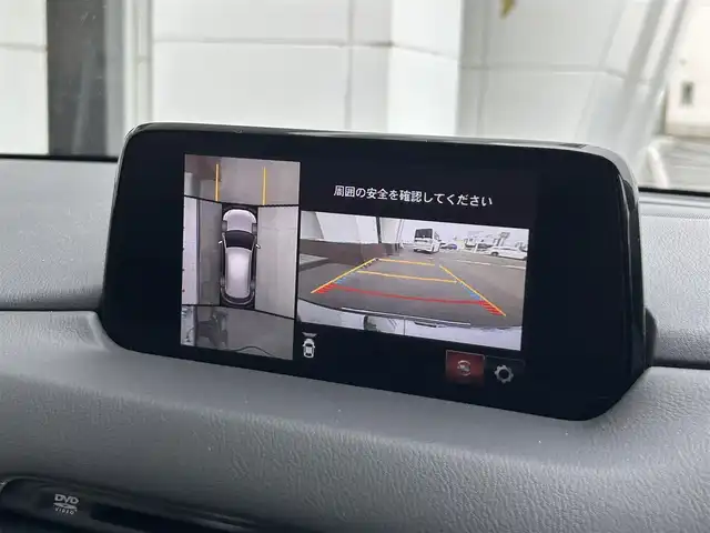 マツダ ＣＸ－５ XD プロアクティブ 静岡県 2019(令1)年 1.4万km ソウルレッドクリスタルM アイ・アクティブセンス/純正ナビ/・フルセグ/Bluetooth/DVD/ヘッドアップディスプレイ/全周囲カメラ/前後ドライブレコーダー/ETC/クルーズコントロール追従有/革巻きステアリング/・ステアリングスイッチ/シートヒーターD/N/ハンドルヒーター/オートライト/スマートキー/・プッシュスタート/LEDヘッドライト/・フォグランプ/電動格納ミラー/電動リアゲート/ウインカーミラー/純正アルミホイール/純正フロアマット/純正ドアバイザー