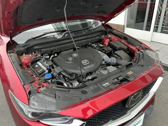 マツダ ＣＸ－５ XD プロアクティブ 静岡県 2019(令1)年 1.4万km ソウルレッドクリスタルM アイ・アクティブセンス/純正ナビ/・フルセグ/Bluetooth/DVD/ヘッドアップディスプレイ/全周囲カメラ/前後ドライブレコーダー/ETC/クルーズコントロール追従有/革巻きステアリング/・ステアリングスイッチ/シートヒーターD/N/ハンドルヒーター/オートライト/スマートキー/・プッシュスタート/LEDヘッドライト/・フォグランプ/電動格納ミラー/電動リアゲート/ウインカーミラー/純正アルミホイール/純正フロアマット/純正ドアバイザー