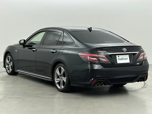 トヨタ クラウン ハイブリッド RS 福岡県 2019(平31)年 7.5万km プレシャスブラックパール 純正ナビ　/バックカメラ　/ＥＴＣ２．０　/ドラレコ　/ＡＣＣ　/コーナーセンサー　/衝突軽減　/レーンキープ　/ＢＳＭ　/ＰＫＳＢ　/ＲＣＴＡ　/ＨＵＤ　/ＭＴモード付き　/パワーシート　/シートヒーター　/ステアリングヒーター