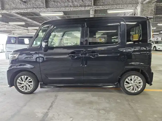 スズキ スペーシア カスタム HYBRID GS 愛媛県 2018(平30)年 4.5万km ブルーイッシュブラックパール3 ワンオーナー/パナソニックナビ/フルセグTV/パワースライドドア(片側)/ETC/ドライブレコーダー/パーキングセンサー/セーフティサポート/・デュアルセンサーブレーキサポート/・後退時ブレーキサポート/・誤発進抑制機能(前後)/・車線逸脱警報機能/・ふらつき警報機能/・先行車発進お知らせ機能/・ハイビームアシスト/LEDヘッドランプ/ステアリングスイッチ/運転席シートヒーター/純正14インチアルミホイール/キーレスプッシュスタートシステム/禁煙車