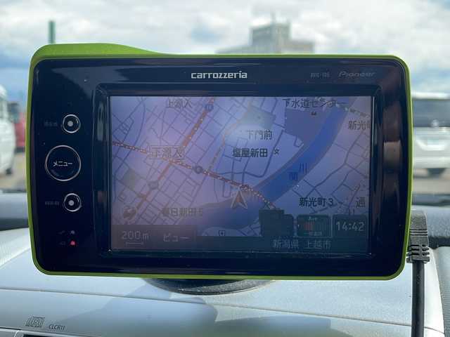 スズキ ワゴンＲ FX 新潟県 2010(平22)年 3.8万km アクアベールブルーパールメタリック 4WD/社外ポータブルナビ(AVIC-T05)/CD/ETC/運転席シートヒーター /ミラーヒーター/リモコンキー /13インチ冬タイヤ車載