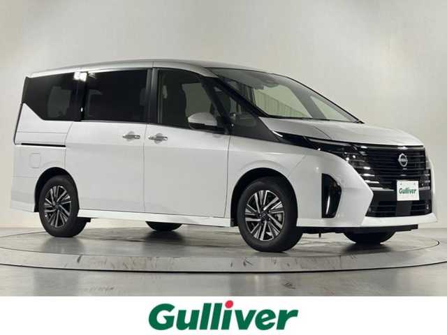 日産 セレナ e－パワー ハイウェイスター V 佐賀県 2025(令7)年 0.1千km プリズムホワイト 純正12.3インチナビ/フルセグTV/Bluetooth/両側パワースライドドア/ハンズフリースライドドア/純正11インチ後席モニター/プロパイロット/衝突軽減ブレーキ/レーンキープアシスト/コーナーセンサー/電子パーキング/ブレーキホールド/タイプC入力端子/USB入力端子/ワイヤレス充電/デジタルインナーミラー/純正前後ドライブレコーダー/ETC2.0/サンシェード/純正16インチアルミホイール