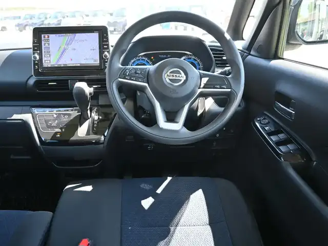 日産 ルークス ハイウェイスター X 千葉県 2021(令3)年 3.2万km フローズンバニラパール エマージェンシーブレーキ/ハンズフリー左側パワースライドドア/右イージークローザードア/9インチ純正SDナビ/地デジTV/【DVD/CD再生機能　Bluetooth接続】/アラウンドビューモニター/ドライブレコーダー（DH5-D）/ステアリングスイッチ/LEDヘッドライト/フォグライト/ウインカーミラー/リアコーナーセンサー/サイド/カーテンエアバッグ/純正14インチアルミホイル/インテリジェントキー