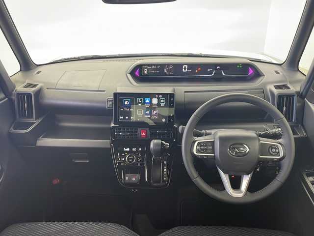 ダイハツ タント カスタム RS 愛知県 2023(令5)年 1.3万km ブラックマイカメタリック/シャイニングホワイトパール /禁煙車//純正9インチディスプレイオーディオ//フルセグTV//ETC//バックカメラ//スマートアシスト//衝突回避支援ブレーキ//衝突警報//誤発進抑制//車線逸脱警報//路側逸脱警報//ふらつき警報//先行車発進お知らせ//標識認識//アダプティブドライビングビーム//前後コーナーセンサー//360°スーパーUV&IRカットガラス//LEDヘッドライト//オートライト//LEDフォグランプ//両側パワースライドドア//合皮×ファブリックコンビシート//前席シートヒーター//革巻きステアリング//ステアリングスイッチ//プッシュスタート//電動格納ミラーウィンカー//アイドリングストップ//横滑り防止装置//イモビライザー//新車保証書