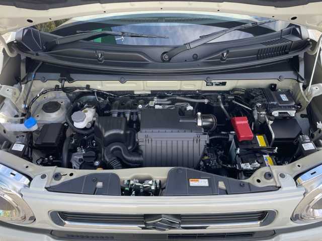 スズキ ハスラー HYBRID G 茨城県 2025(令7)年 0.1千km ソフトベージュメタリック 衝突軽減装置　/コーナーセンサー前後　/レーダークルーズコントロール　/レーンキープアシスト　/プッシュスタート　/シートヒーター　/ＬＥＤライト　/アイドリングストップ　/電動格納ミラー　/純正１５インチアルミ