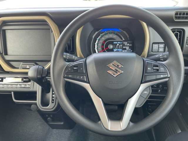 スズキ ハスラー HYBRID G 茨城県 2025(令7)年 0.1千km ソフトベージュメタリック 衝突軽減装置　/コーナーセンサー前後　/レーダークルーズコントロール　/レーンキープアシスト　/プッシュスタート　/シートヒーター　/ＬＥＤライト　/アイドリングストップ　/電動格納ミラー　/純正１５インチアルミ