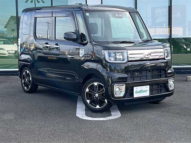 ダイハツ ウェイク G ターボ　レジャーエディション SA Ⅲ 岐阜県 2018(平30)年 8万km ブラックマイカメタリック 登録時走行距離79191km/純正８型ナビ/全方位カメラ/バックカメラ/ターボ/禁煙車/ワンセグＴＶ/両側パワースライドドア/純正フロアマット/純正アルミホイール/プッシュスタート/スマートキー/スペアキー/レーンキープアシスト/USB入力端子/オートライト/CDチェンジャー/コーナーセンサー/アイドリングストップ