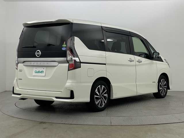 日産 セレナ ハイウェイスター V 新潟県 2020(令2)年 3.6万km ブリリアントホワイトパール エマージェンシーブレーキ/フリップダウンモニター/純正SDナビ/　CD/DVD/Bluetooth/フルセグTV/アラウンドビューモニター/両側パワースライドドア/フットオープナー/クルーズコントロール/LEDオートライト/純正16インチアルミホイール/ステアリングリモコン/ブラインドスポットアシスト/電格ミラー/ウィンカーミラー/スマートキー/ETC