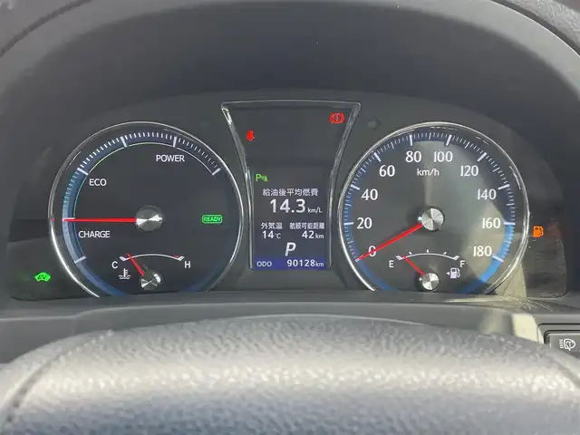 トヨタ クラウン ハイブリッド アスリートG 福岡県 2013(平25)年 9.1万km プレシャスブラックパール ムーンルーフ/純正マルチナビ/フルセグTV/CD/DVD/BT/AM/FM/バックカメラ/クルーズコントロール/前席パワーシート/前席シートヒーター＆ベンチレーション/ステアリングヒーター/シートメモリー/HIDオートライト/フォグランプ/ビルトインETC/純正AW/スペアキー1、カードキー1