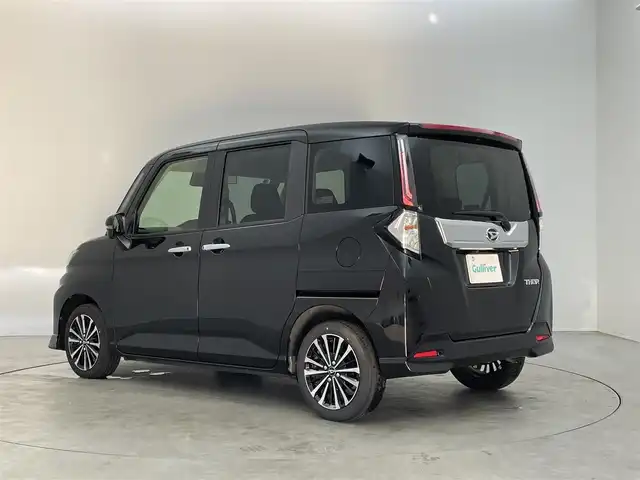 ダイハツ トール カスタムG ターボ 埼玉県 2023(令5)年 0.7万km ブラックマイカメタリック 社外ナビ/両側パワースライドドア/アダプティブクルーズコントロール/衝突被害軽減ブレーキ/車線逸脱警報/LEDヘッドライト/オートライト/オートハイビーム/前後コーナーセンサー/アイドリングストップ/電動パーキングブレーキ/オートブレーキホールド/プッシュスタート/スマートキー