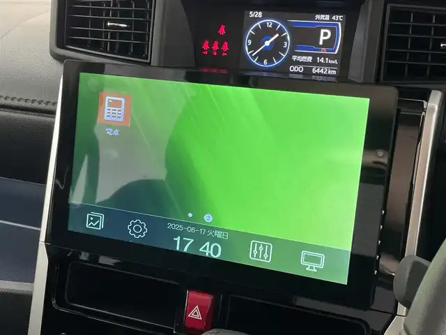 ダイハツ トール カスタムG ターボ 埼玉県 2023(令5)年 0.7万km ブラックマイカメタリック 社外ナビ/両側パワースライドドア/アダプティブクルーズコントロール/衝突被害軽減ブレーキ/車線逸脱警報/LEDヘッドライト/オートライト/オートハイビーム/前後コーナーセンサー/アイドリングストップ/電動パーキングブレーキ/オートブレーキホールド/プッシュスタート/スマートキー