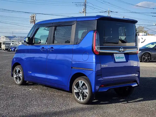 日産 ルークス HWS Gターボ プロパイロットED 長野県 2020(令2)年 5.6万km アトランティックブルー 〇純正9インチナビ/〇フルセグTV/〇バックカメラ/〇インテリジェントアラウンドビューモニター/〇パワースライドドア（両側）/〇ビルトインETC/〇ドライブレコーダー/〇先進安全装備/〇インテリジェントエマージェンシーブレーキ/〇プロパイロット/〇アダプティブLEDヘッドランプ/〇オートライト/〇フォグランプ/〇純正15インチアルミ/〇オートエアコン/〇電動パーキングブレーキ/〇オートブレーキホールド/〇シートヒーター/〇インテリジェントキー/〇禁煙車