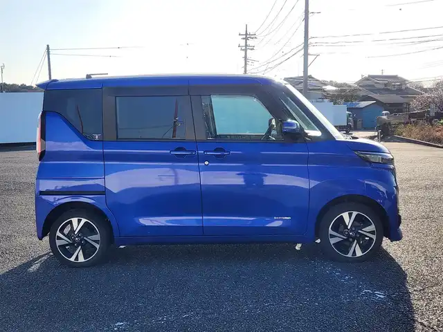 日産 ルークス HWS Gターボ プロパイロットED 長野県 2020(令2)年 5.6万km アトランティックブルー 〇純正9インチナビ/〇フルセグTV/〇バックカメラ/〇インテリジェントアラウンドビューモニター/〇パワースライドドア（両側）/〇ビルトインETC/〇ドライブレコーダー/〇先進安全装備/〇インテリジェントエマージェンシーブレーキ/〇プロパイロット/〇アダプティブLEDヘッドランプ/〇オートライト/〇フォグランプ/〇純正15インチアルミ/〇オートエアコン/〇電動パーキングブレーキ/〇オートブレーキホールド/〇シートヒーター/〇インテリジェントキー/〇禁煙車