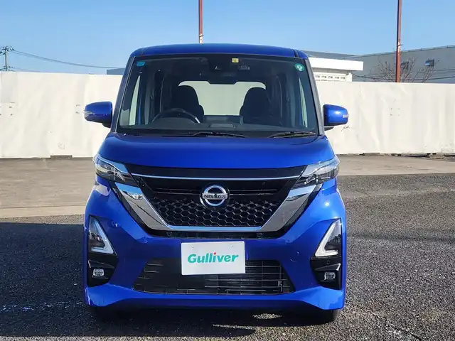 日産 ルークス HWS Gターボ プロパイロットED 長野県 2020(令2)年 5.6万km アトランティックブルー 〇純正9インチナビ/〇フルセグTV/〇バックカメラ/〇インテリジェントアラウンドビューモニター/〇パワースライドドア（両側）/〇ビルトインETC/〇ドライブレコーダー/〇先進安全装備/〇インテリジェントエマージェンシーブレーキ/〇プロパイロット/〇アダプティブLEDヘッドランプ/〇オートライト/〇フォグランプ/〇純正15インチアルミ/〇オートエアコン/〇電動パーキングブレーキ/〇オートブレーキホールド/〇シートヒーター/〇インテリジェントキー/〇禁煙車