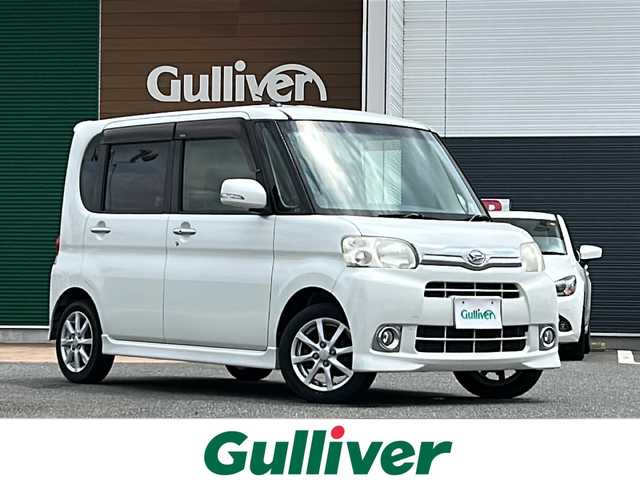 ダイハツ タント G 佐賀県 2012(平24)年 11.9万km パールホワイトⅢ 社外ナビ/CD/DVD/地デジテレビ/ワンオーナー/オートライト/ハロゲンヘッドライト/オートエアコン/布系シート/電格ウィンカーミラー/純正アルミホイール/スマートキー/スペアキー/保証書/取扱説明書/点検記録簿(H24/25/26/27/29/R1)