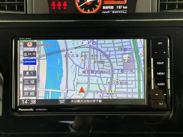 トヨタ ルーミー G－T 大分県 2018(平30)年 9.5万km レーザーブルークリスタルシャイン 純正ナビ/（フルセグ/CD/DVD/Bluetooth）　/ＥＴＣ　　/スマートアシスト/・衝突軽減ブレーキ/・誤発進抑制機能/・車線逸脱警報機能/両側パワースライドドア/DNシートヒーター/クルーズコントロール/ステアリングスイッチ/アイドリングストップ/オートライト　/ＬＥＤヘッドライト/スマートキー/プッシュスタート/電動格納ミラー
